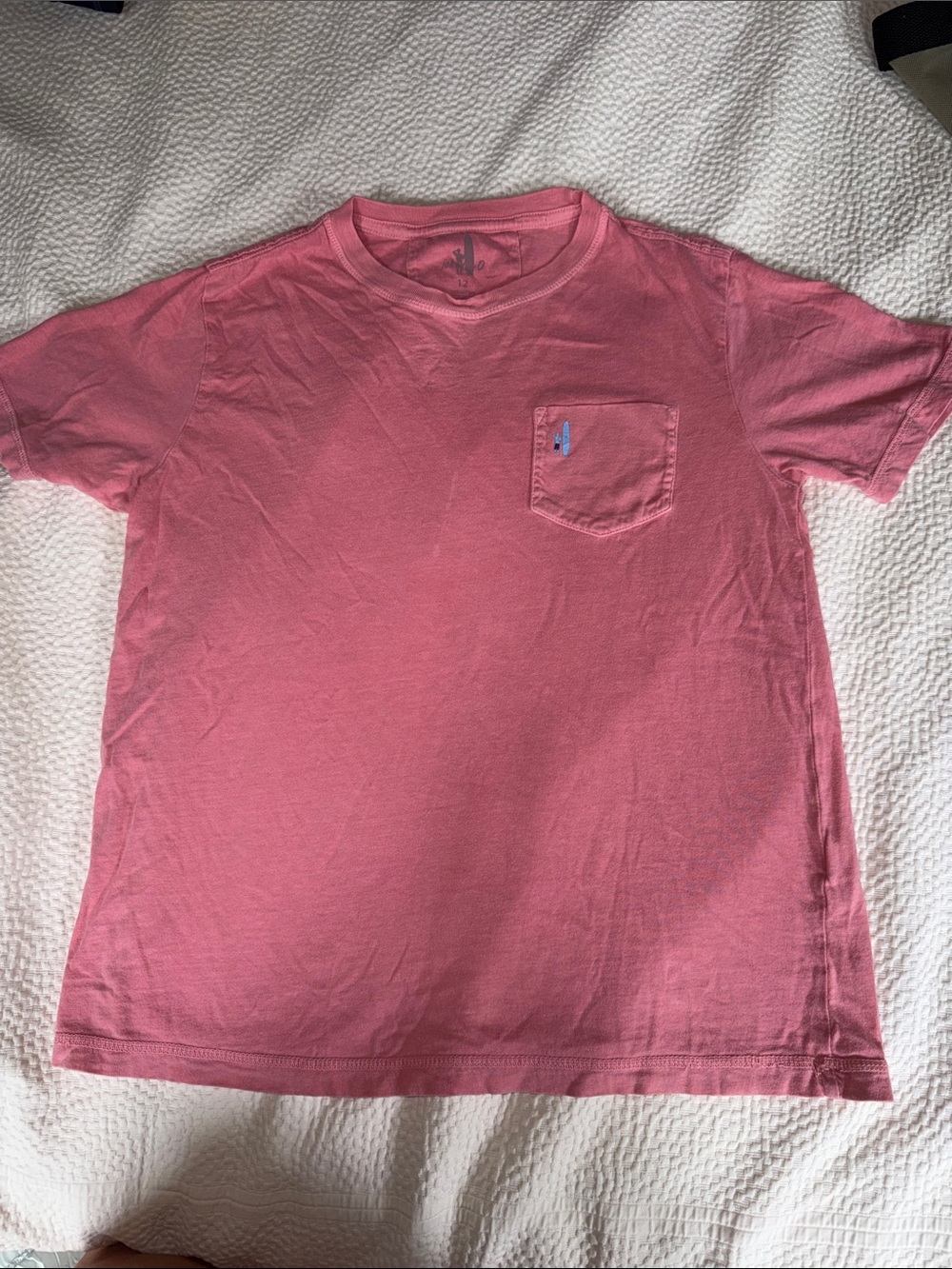 johnnie-O Men's Dusty Rose Pocket Tee
